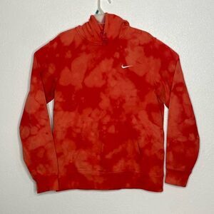 Nike Red Tie-Dye Hoodie